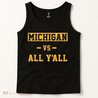 Michigan vs All Y'all  Everyone  Tank Top thumb 2