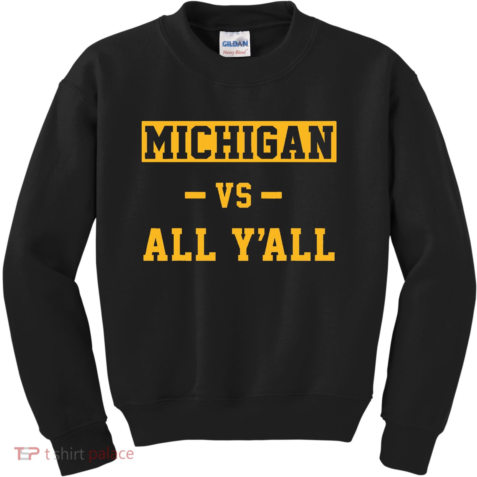 Michigan vs All Y'all  Everyone  Kids Sweatshirt