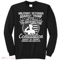 Military Veterans Against Trump 2020 Usa Election Sweatshirt thumb 0
