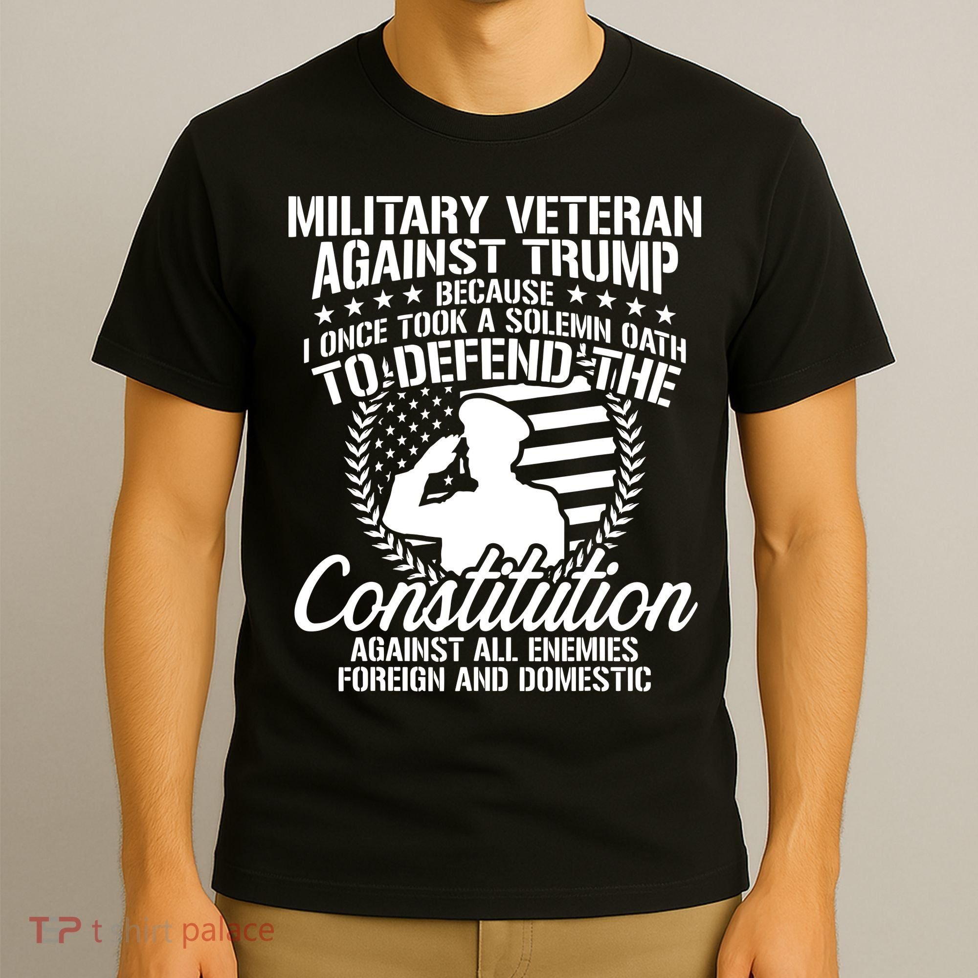 Military Veterans Against Trump 2020 Usa Election T-Shirt