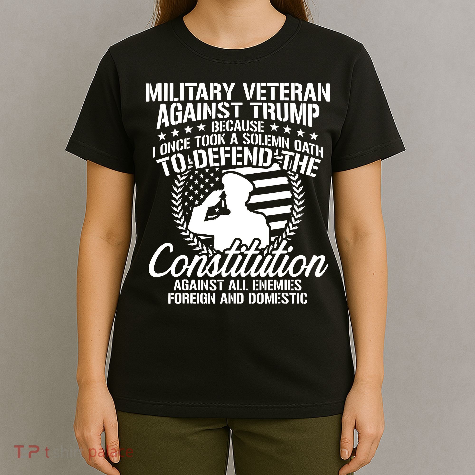 Military Veterans Against Trump 2020 Usa Election T-Shirt