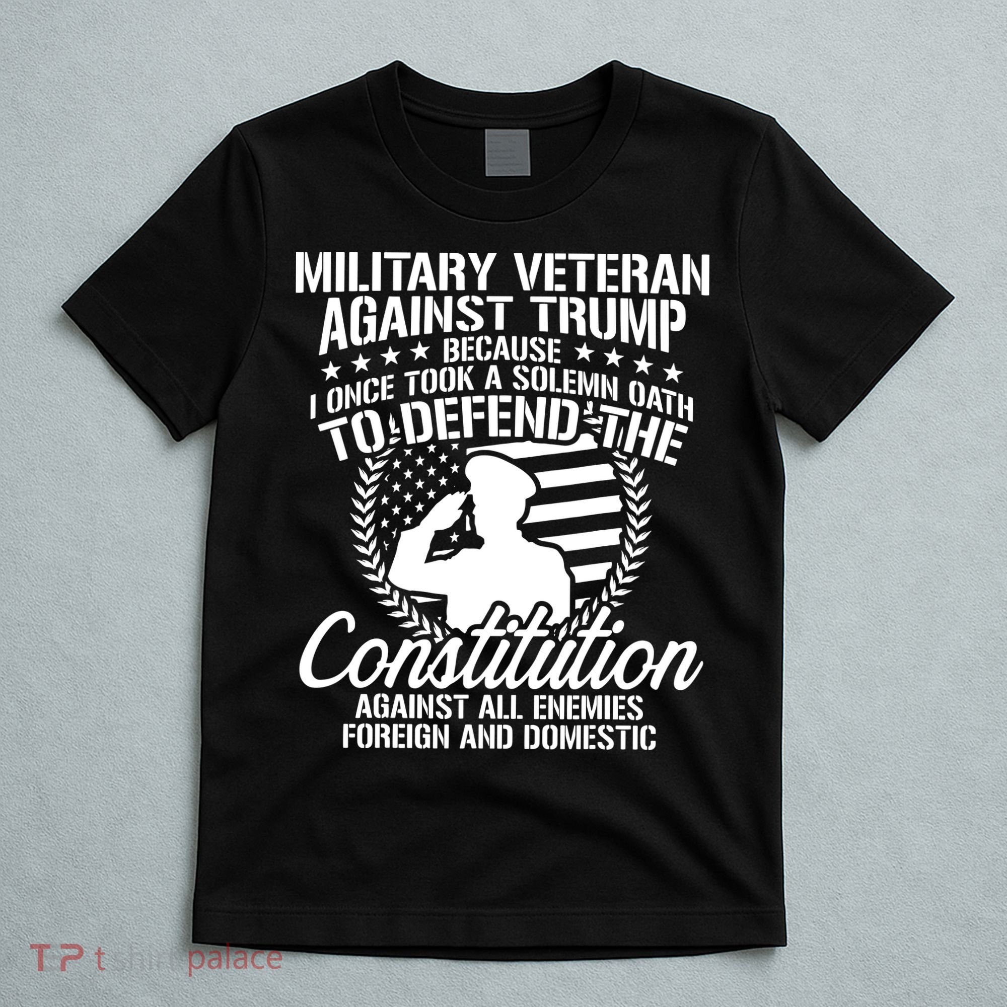 Military Veterans Against Trump 2020 Usa Election T-Shirt