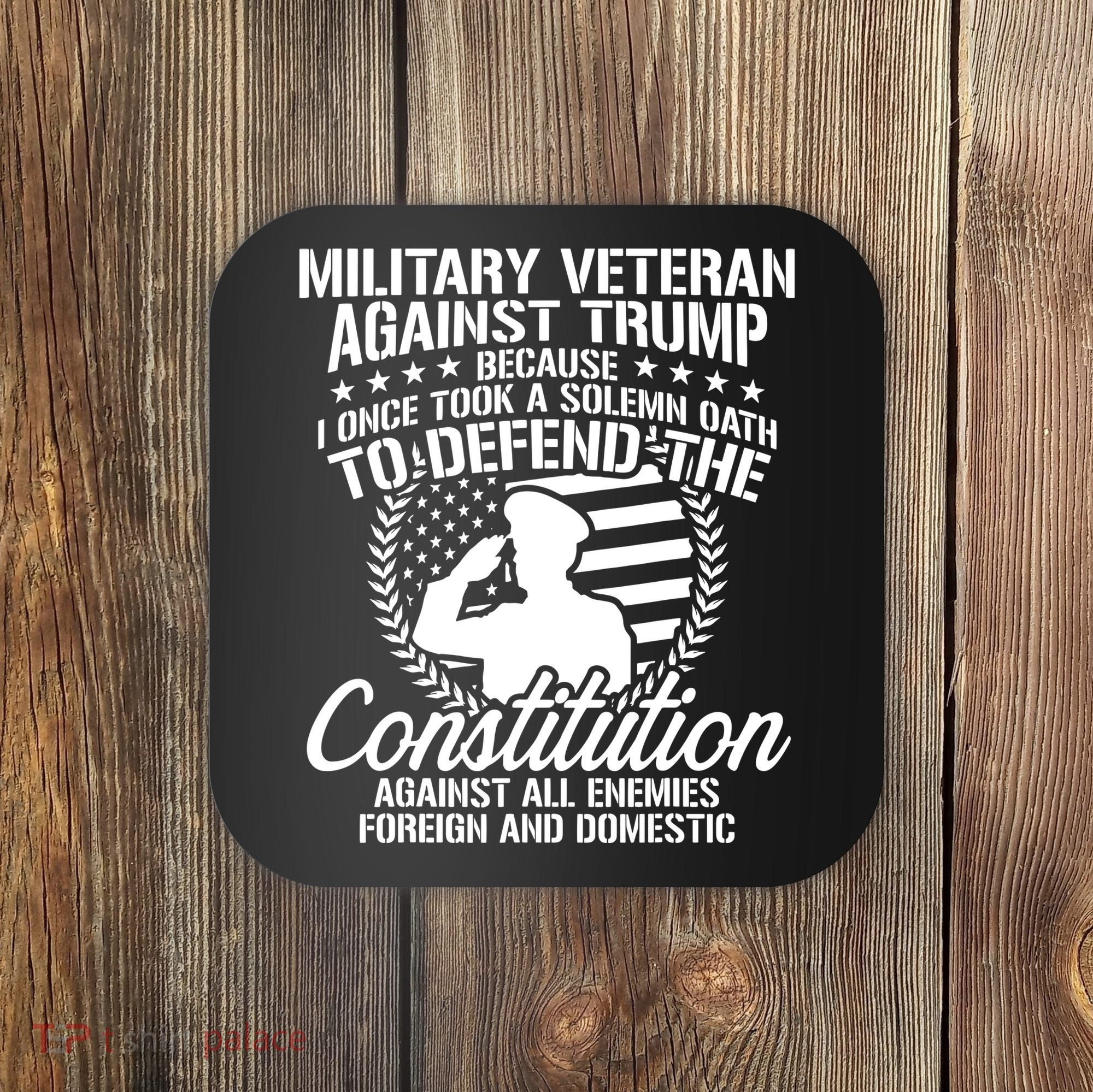 Military Veterans Against Trump 2020 Usa Election Coaster