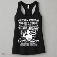 Military Veterans Against Trump 2020 Usa Election Women's Tank Top thumb 3
