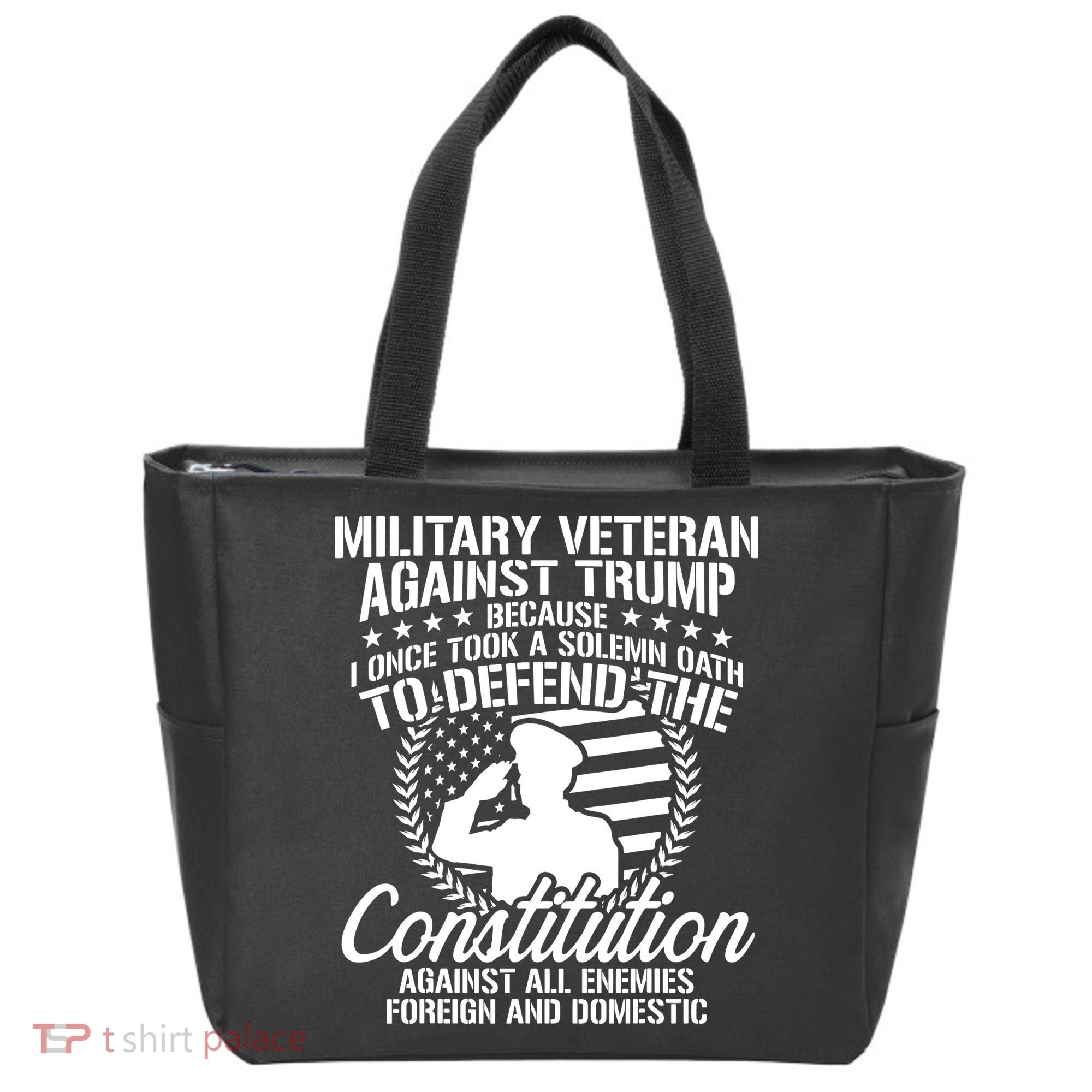 Military Veterans Against Trump 2020 Usa Election Tote Bag