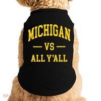 Michigan vs All Y'all  Throwback   Doggie Tank thumb 0