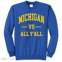 Michigan vs All Y'all  Throwback   Sweatshirt thumb 0