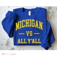 Michigan vs All Y'all  Throwback   Sweatshirt thumb 2