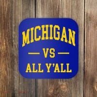 Michigan vs All Y'all  Throwback   Coaster thumb 0