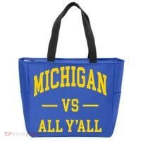 Michigan vs All Y'all  Throwback   Tote Bag thumb 0