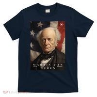 Martin Van Buren 8th President Of The United States Portrait T-Shirt thumb 0