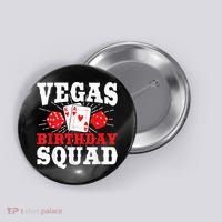 Matching Vegas Birthday Squad Las Vegas Birthday Party Button thumb 0