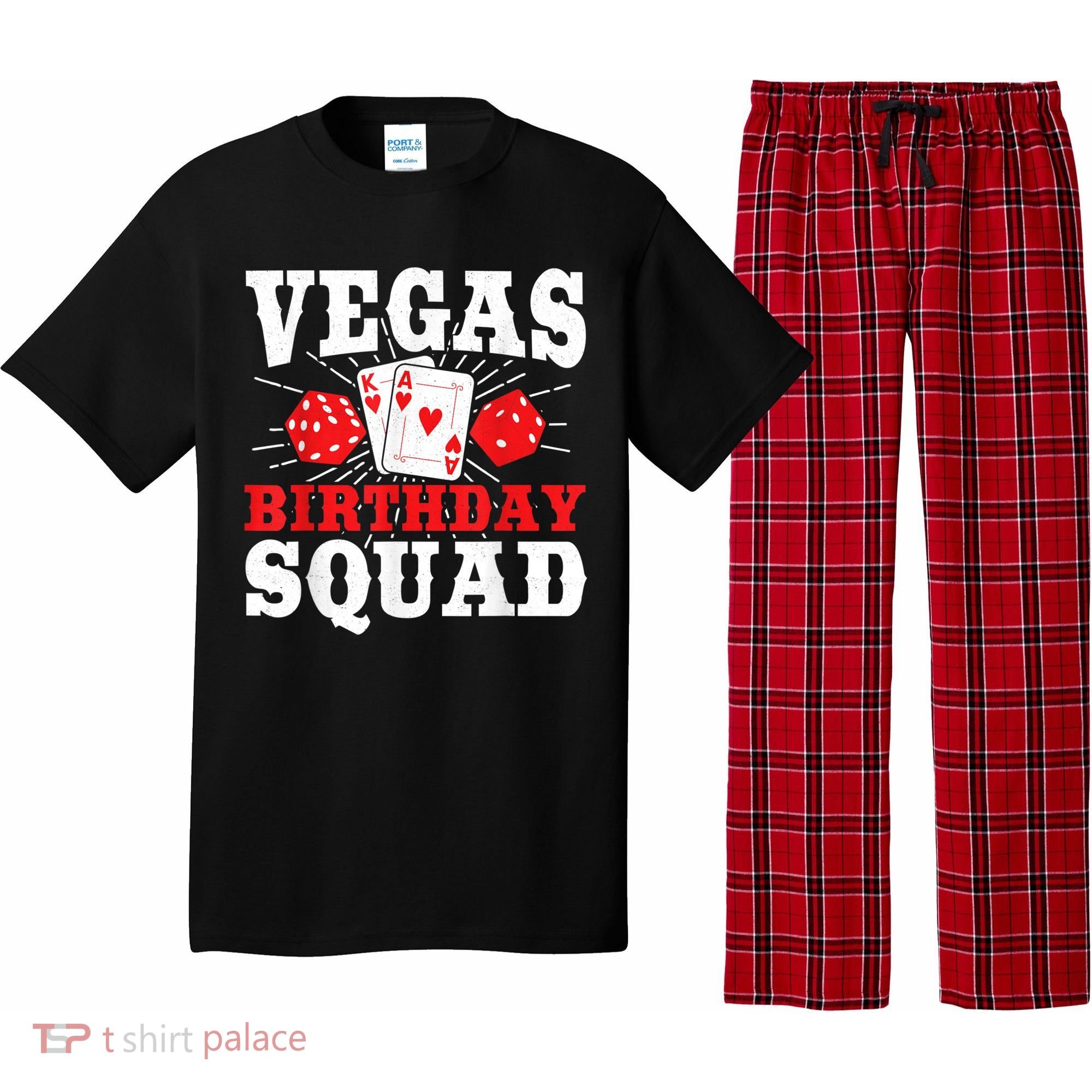 Matching Vegas Birthday Squad Las Vegas Birthday Party Pajama Set