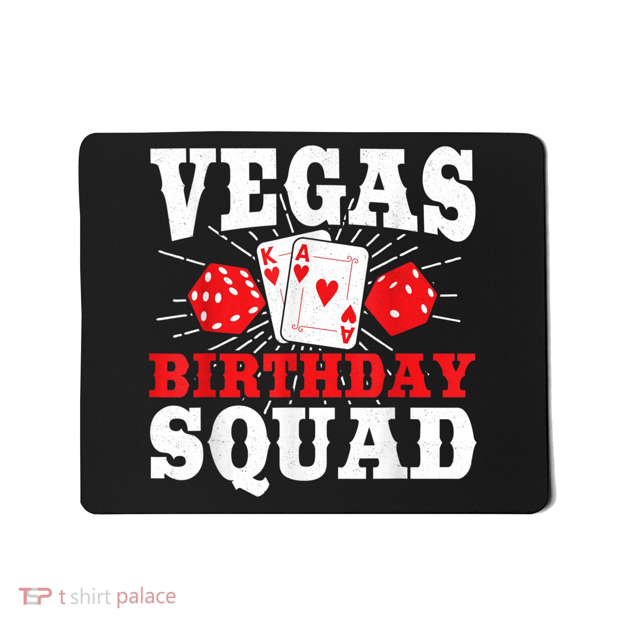 Matching Vegas Birthday Squad Las Vegas Birthday Party Mousepad