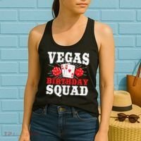 Matching Vegas Birthday Squad Las Vegas Birthday Party Women's Tank Top thumb 2