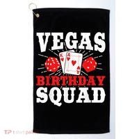 Matching Vegas Birthday Squad Las Vegas Birthday Party Golf Towel thumb 0