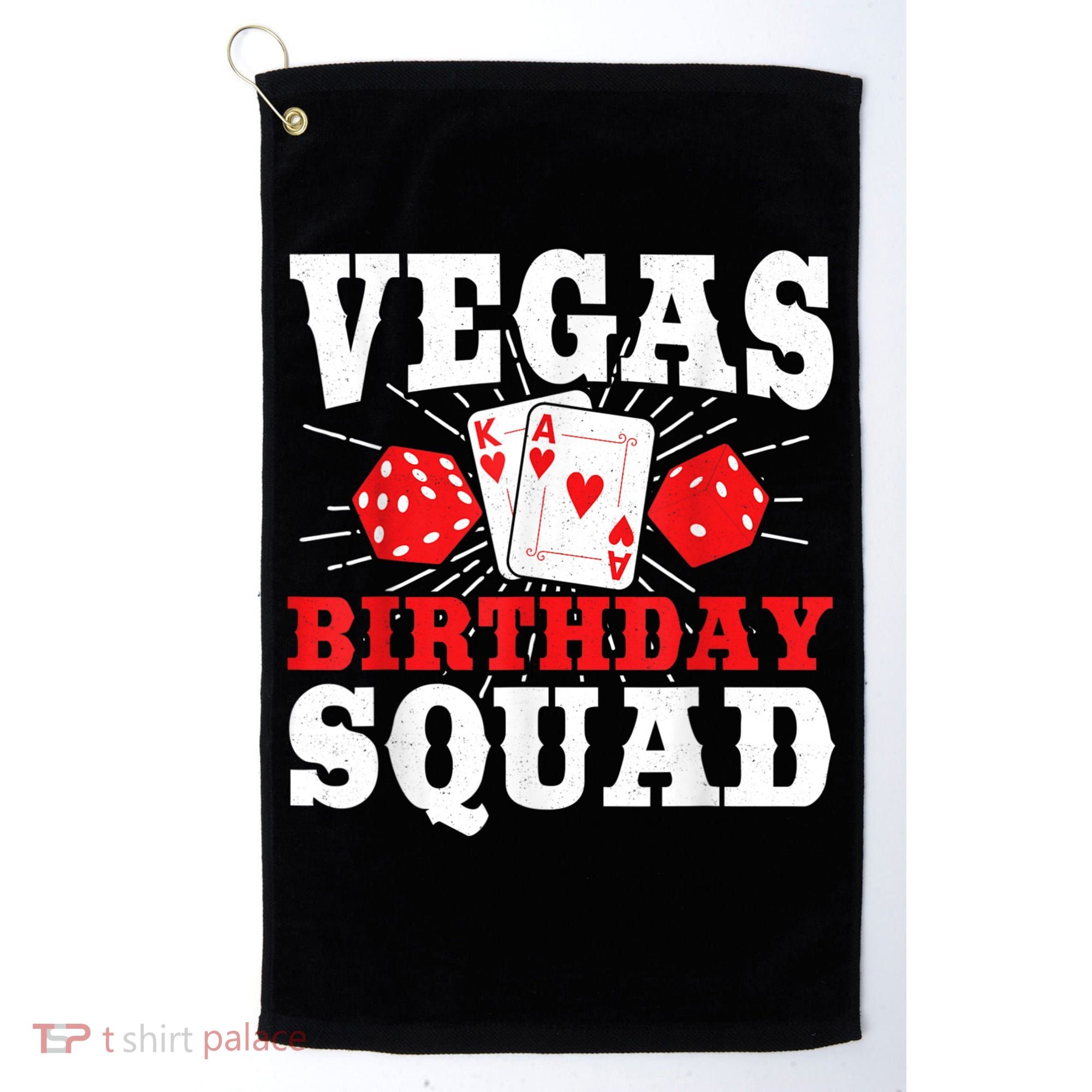 Matching Vegas Birthday Squad Las Vegas Birthday Party Golf Towel