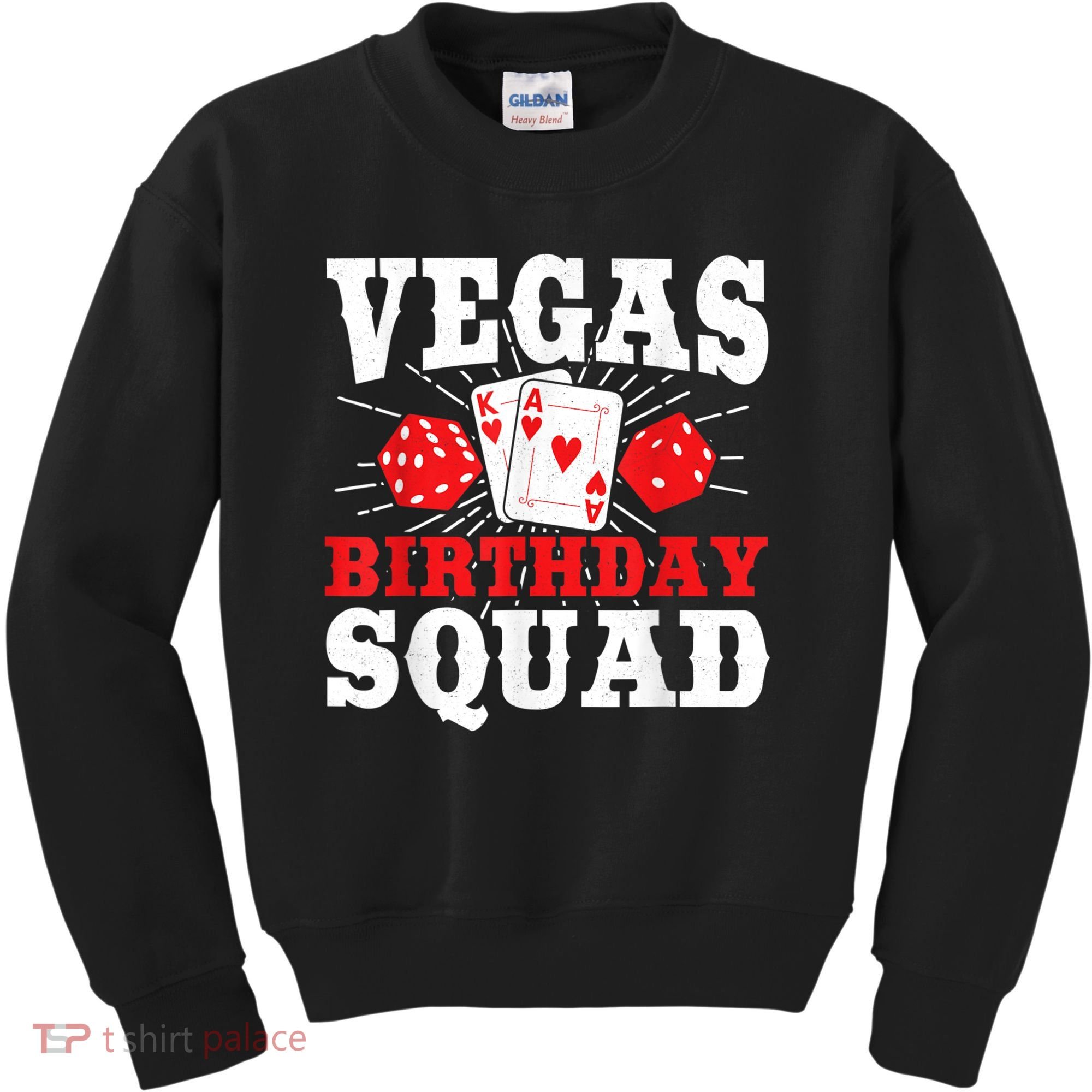 Matching Vegas Birthday Squad Las Vegas Birthday Party Kids Sweatshirt