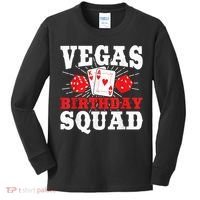 Matching Vegas Birthday Squad Las Vegas Birthday Party Kids Long Sleeve Shirt thumb 0