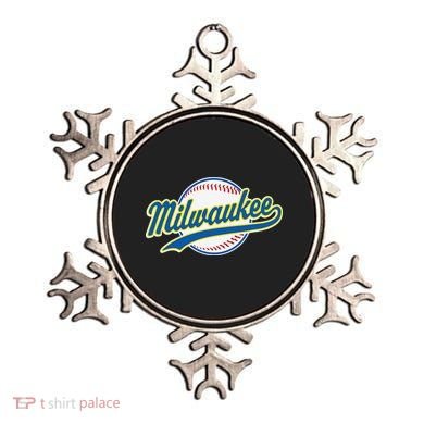 Milwaukee Vintage Baseball Throwback Retro Design Ornament
