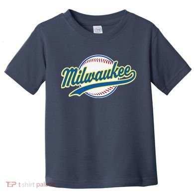 Milwaukee Vintage Baseball Throwback Retro Design Toddler T-Shirt
