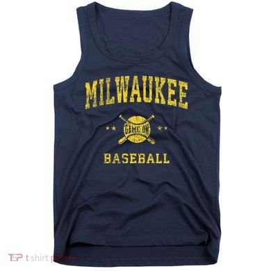 Milwaukee Vintage Baseball Throwback Retro Design Tank Top