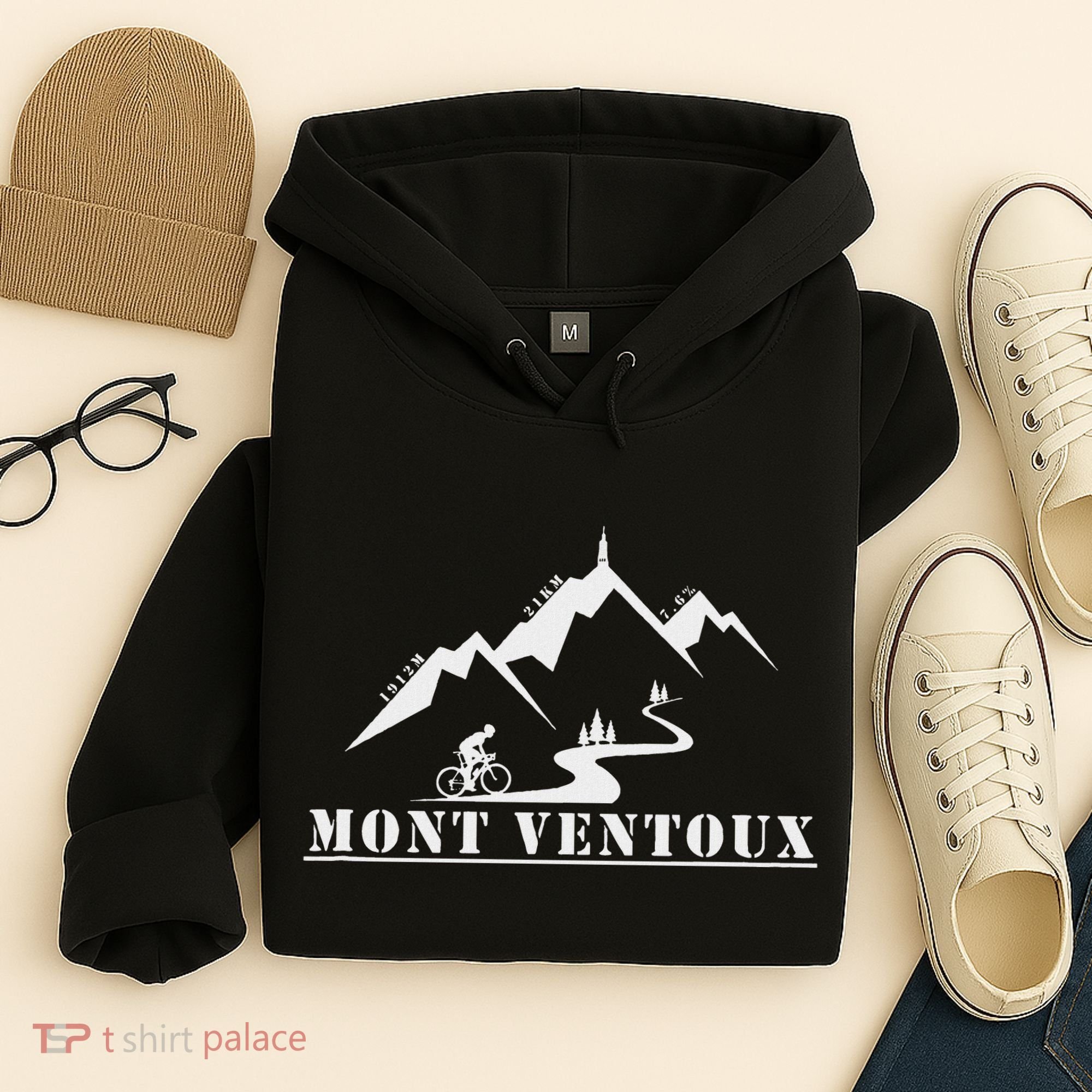 Mont Ventoux Bicycle France  Cycling Alpes Hoodie