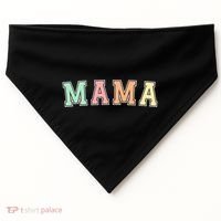 Mama Varsity Cute Mothers Day USA-Made Doggie Bandana thumb 0