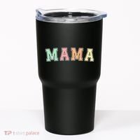 Mama Varsity Cute Mothers Day Tumbler thumb 0