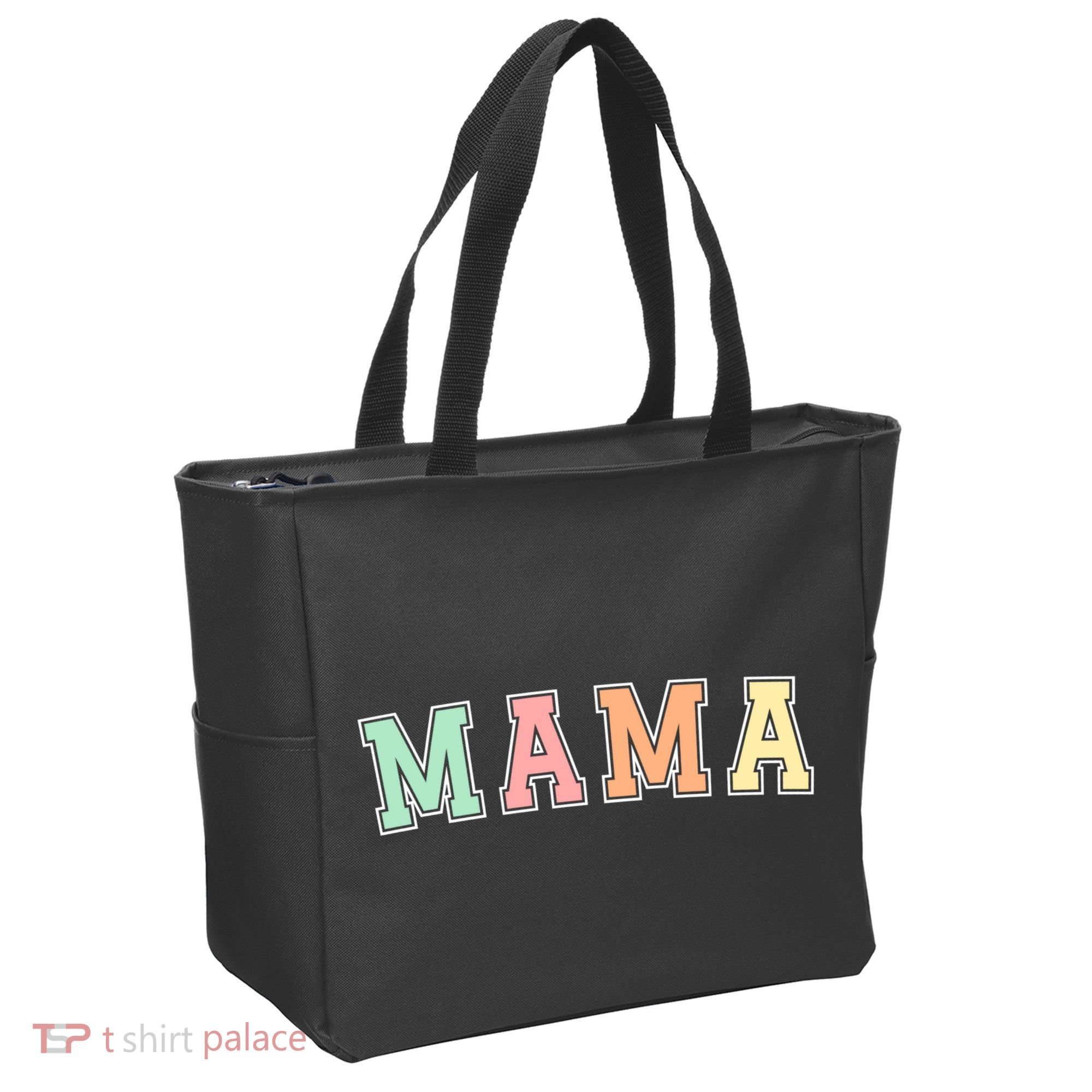 Mama Varsity Cute Mothers Day Tote Bag