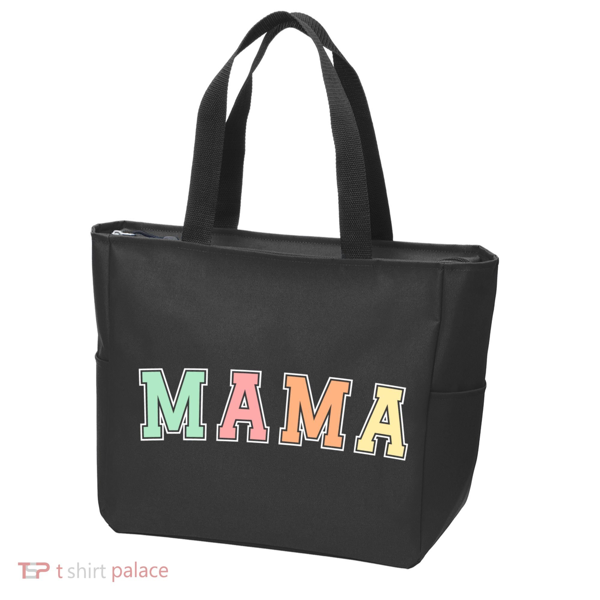 Mama Varsity Cute Mothers Day Tote Bag