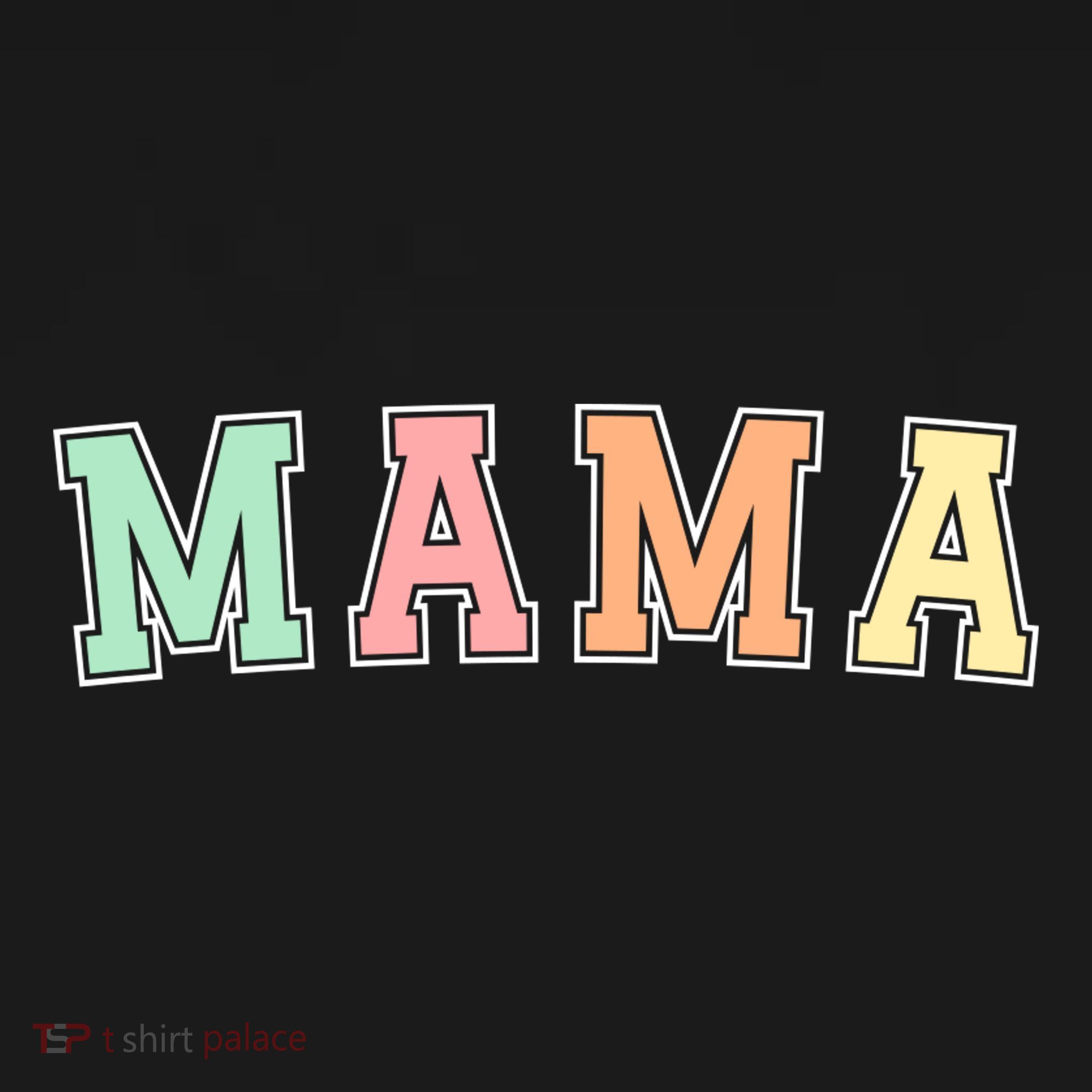 Mama Varsity Cute Mothers Day Tote Bag