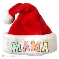 Mama Varsity Cute Mothers Day Santa Hat thumb 0