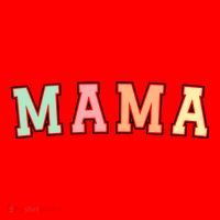 Mama Varsity Cute Mothers Day Santa Hat thumb 1