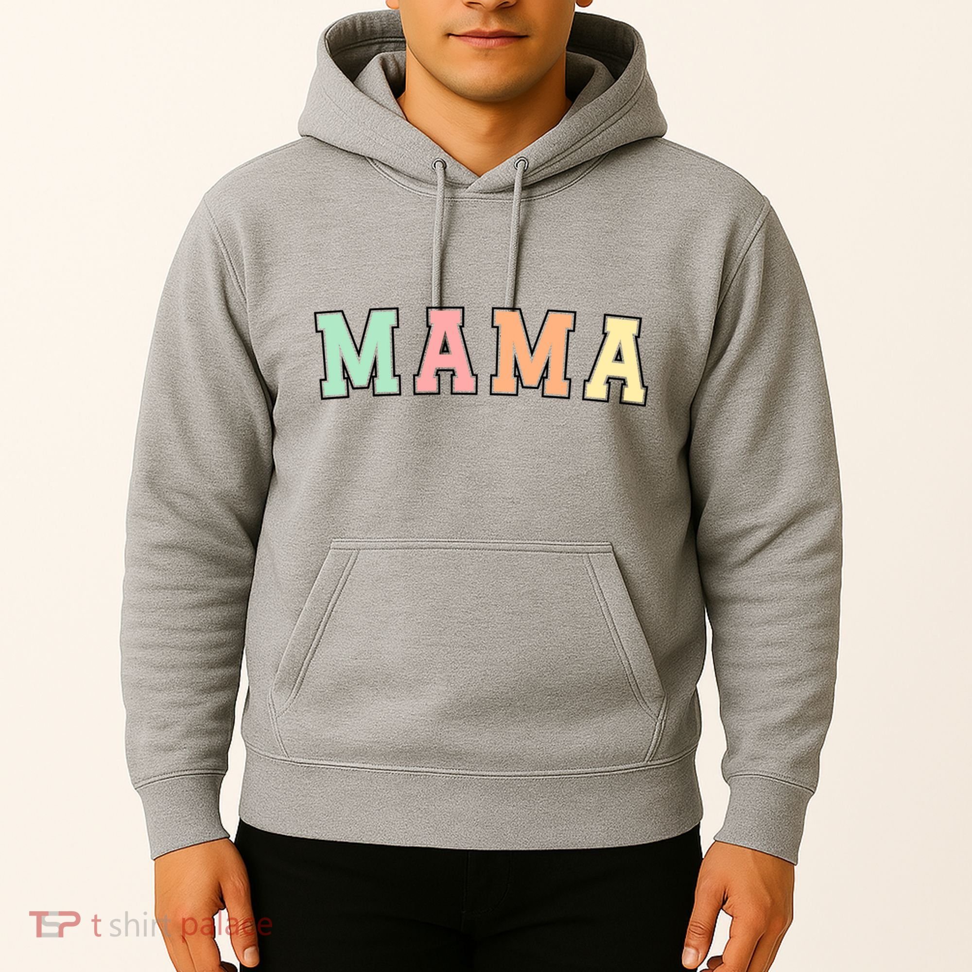 Mama Varsity Cute Mothers Day Hoodie