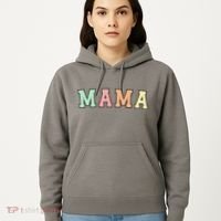 Mama Varsity Cute Mothers Day Hoodie thumb 5