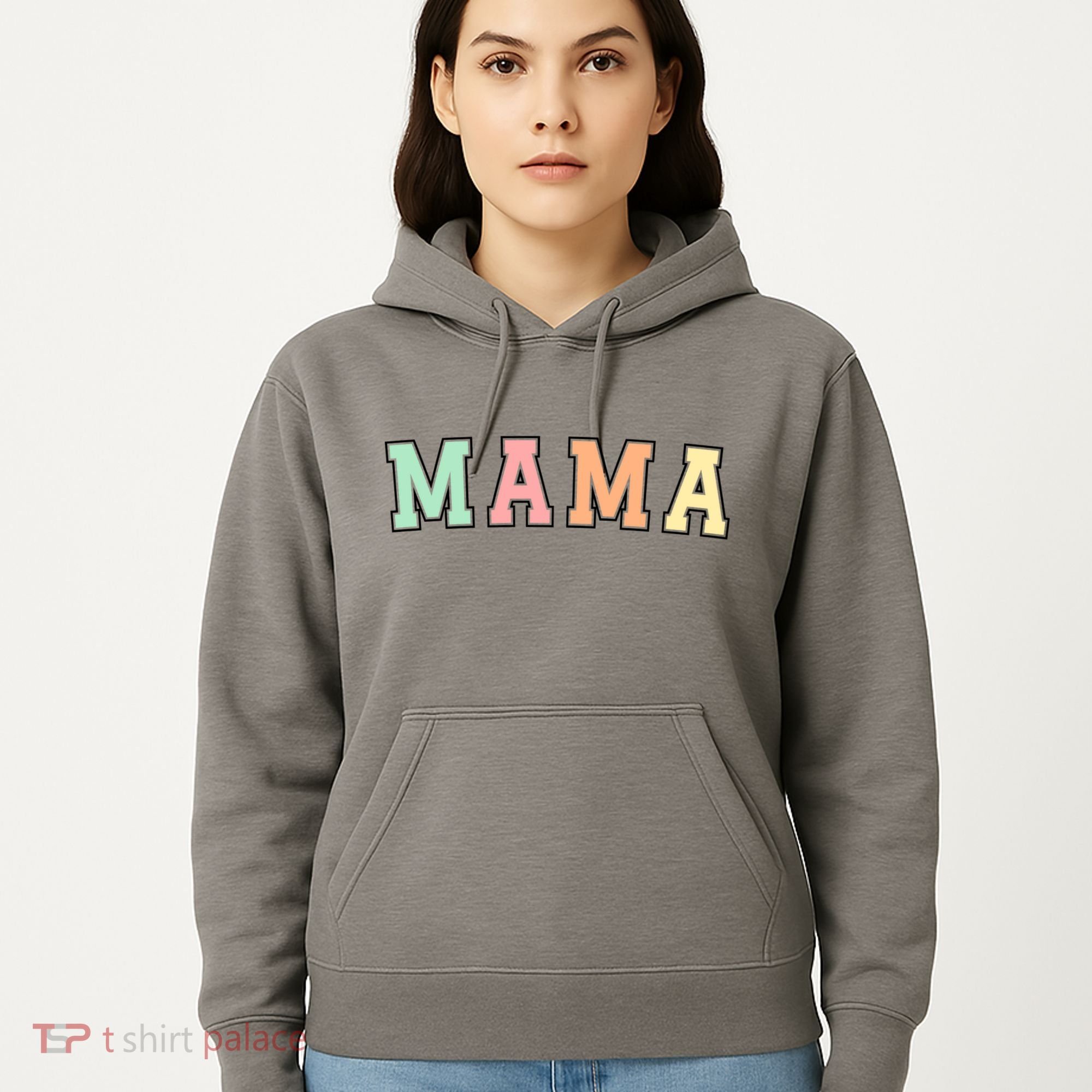 Mama Varsity Cute Mothers Day Hoodie