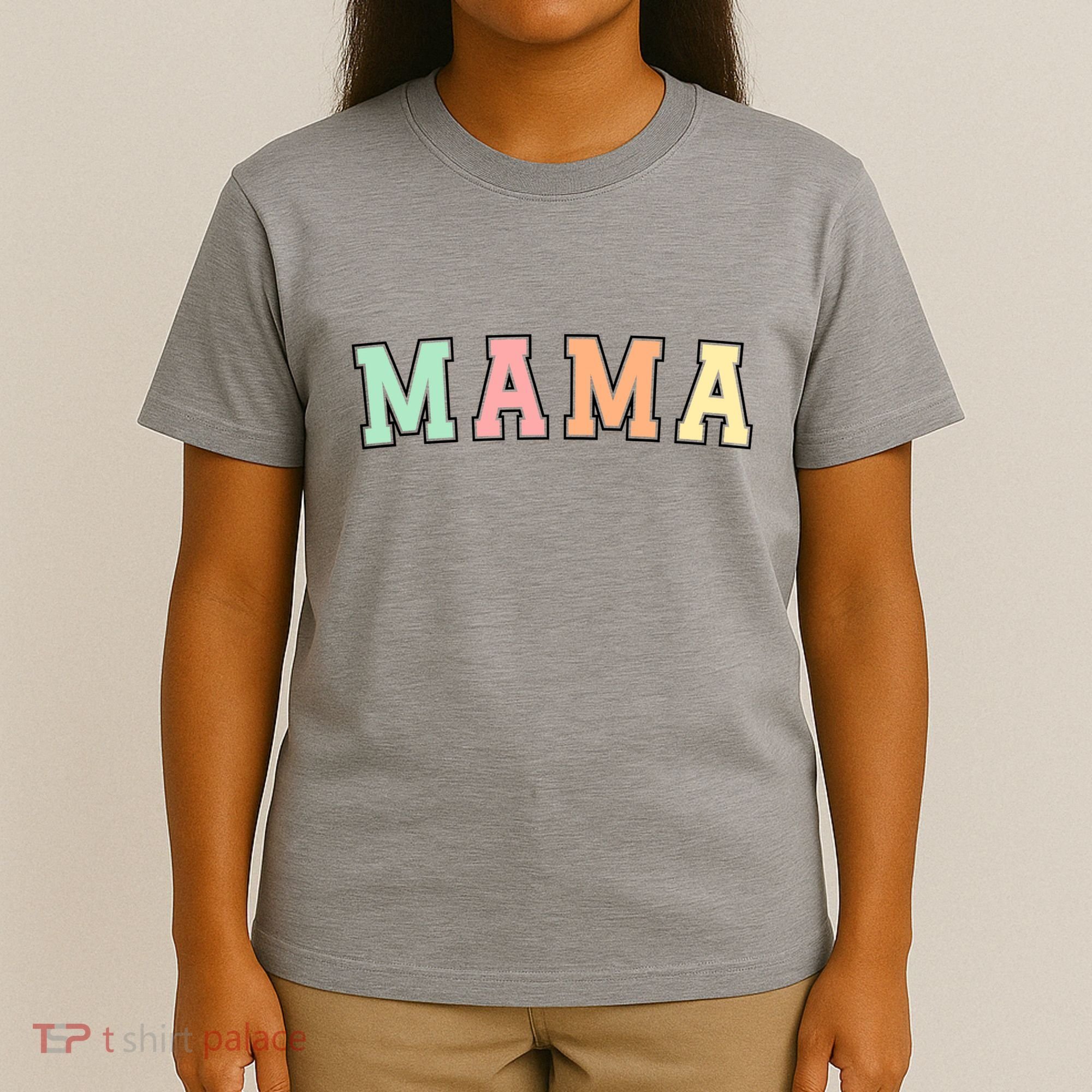 Mama Varsity Cute Mothers Day T-Shirt