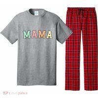 Mama Varsity Cute Mothers Day Pajama Set thumb 0