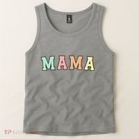 Mama Varsity Cute Mothers Day Tank Top thumb 2