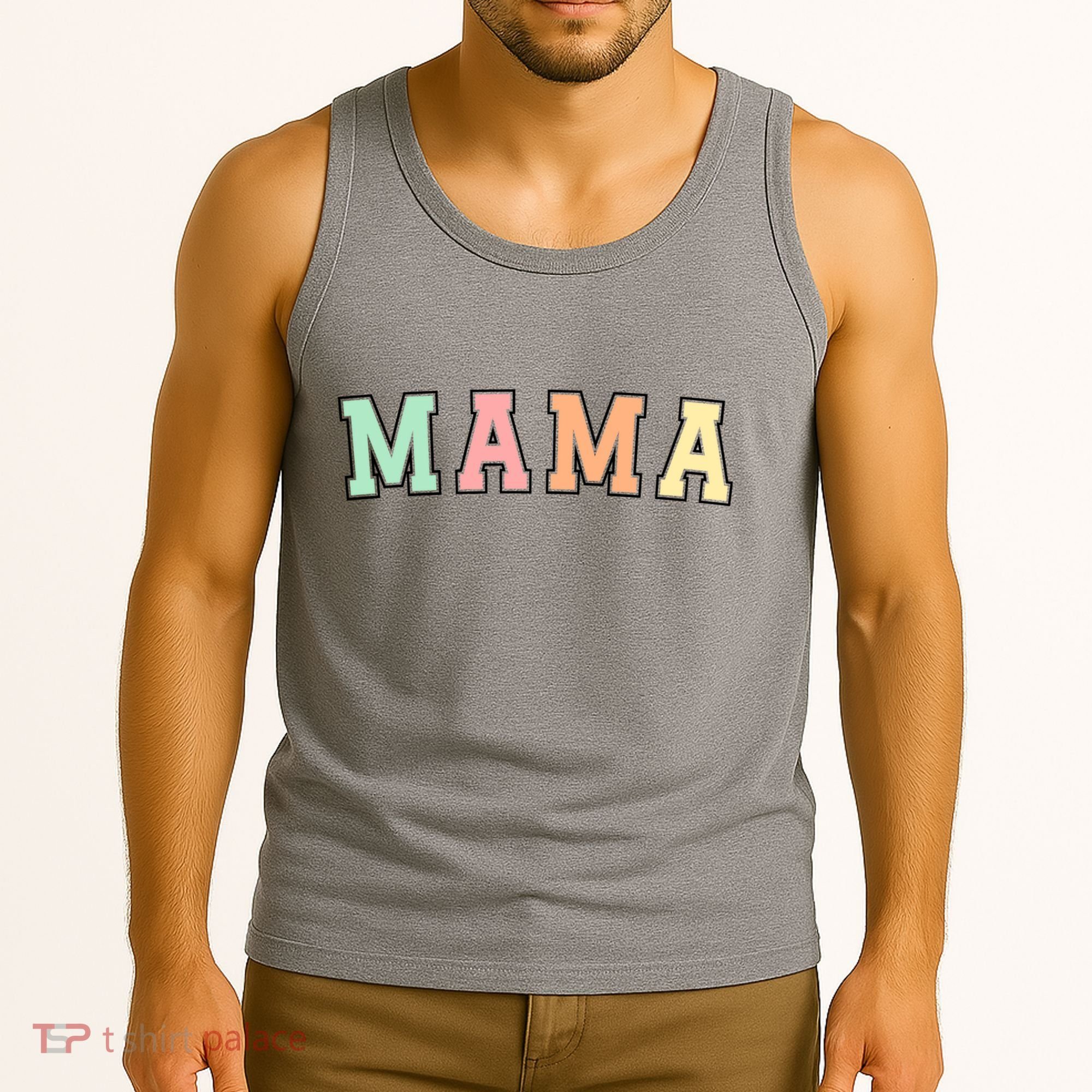 Mama Varsity Cute Mothers Day Tank Top