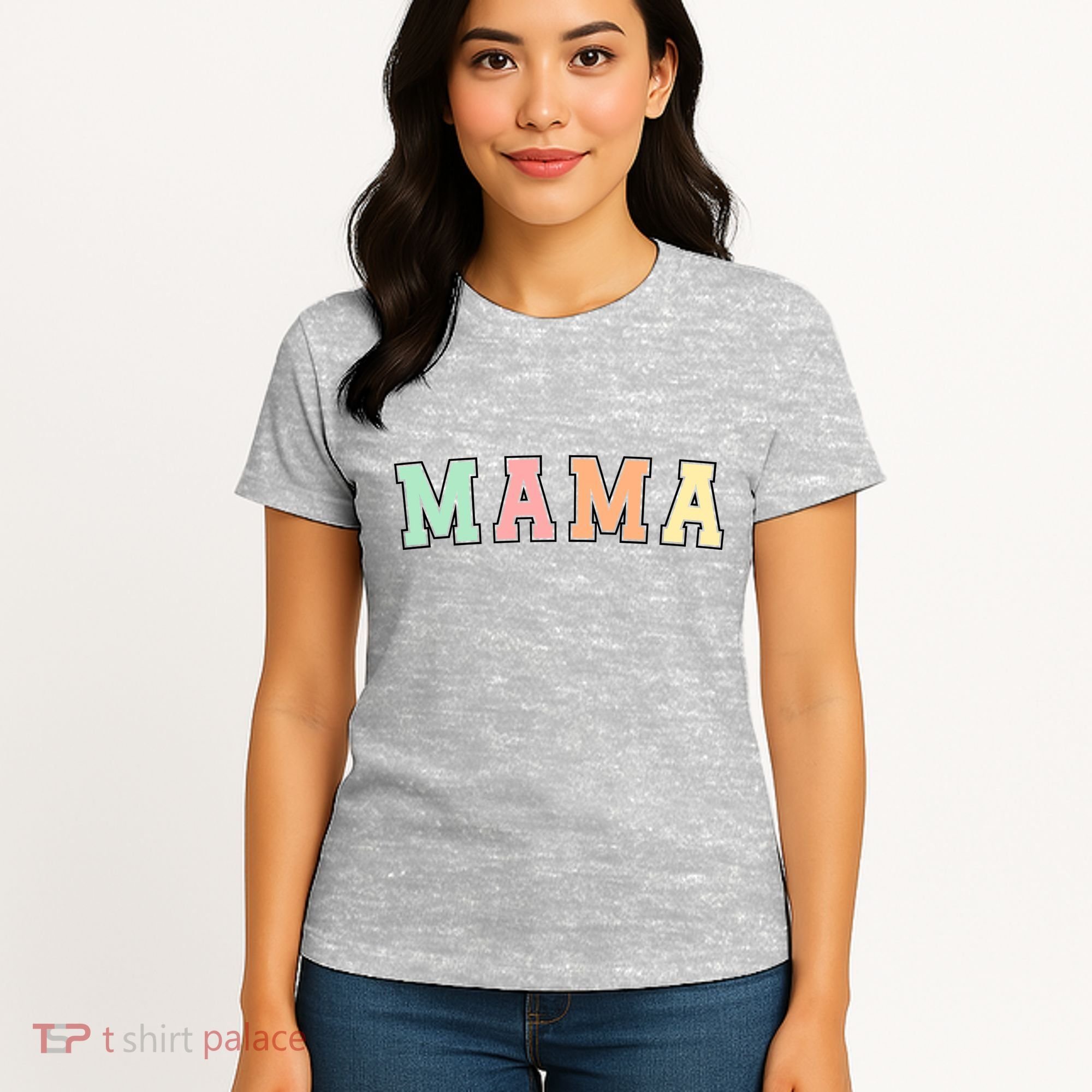 Mama Varsity Cute Mothers Day Women's T-Shirt