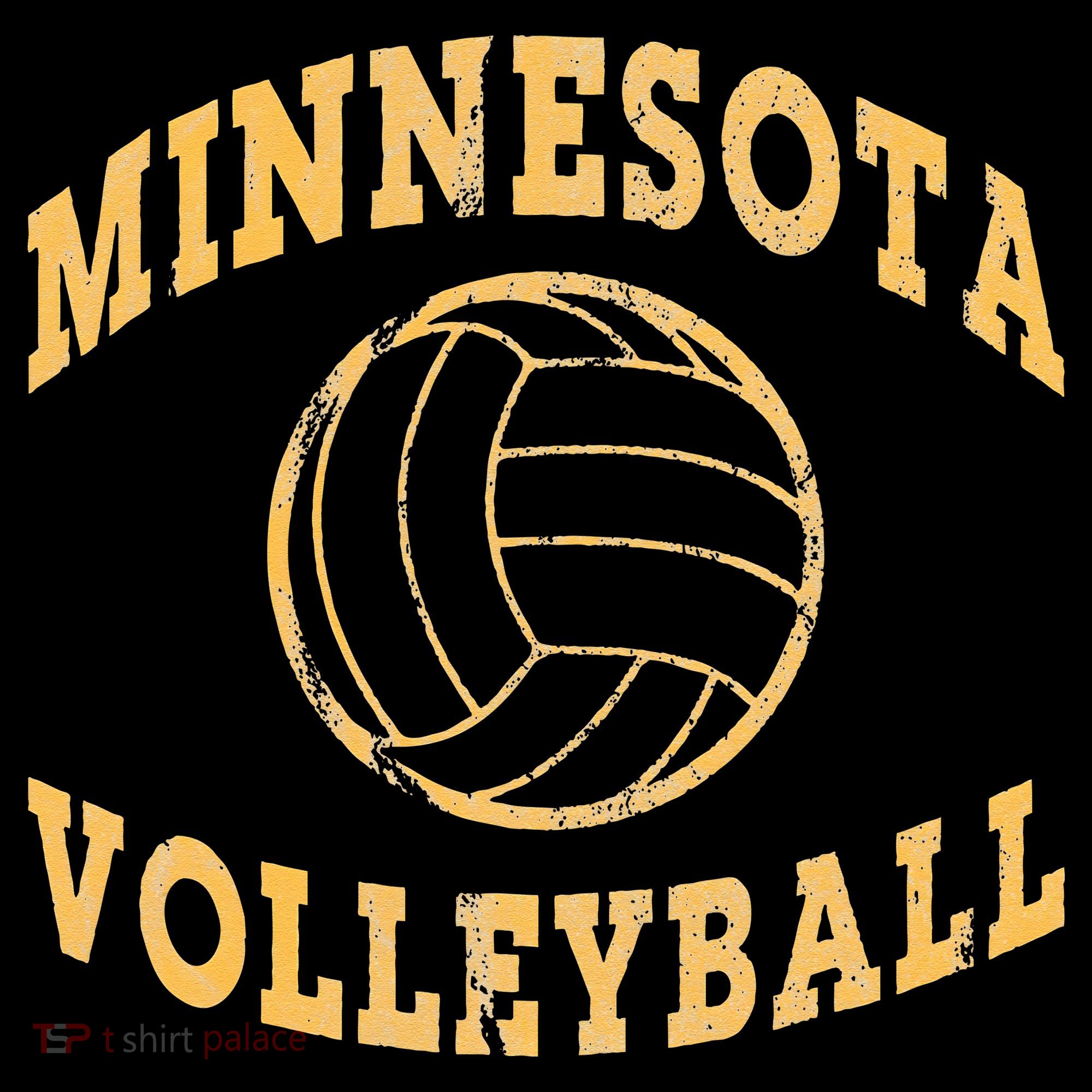 Minnesota Volleyball Classic Vintage Distressed T-Shirt