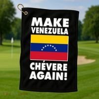 Make Venezuela Chevere Again Golf Towel thumb 1