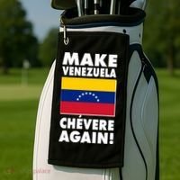 Make Venezuela Chevere Again Golf Towel thumb 2
