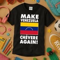 Make Venezuela Chevere Again Kids T-Shirt thumb 3