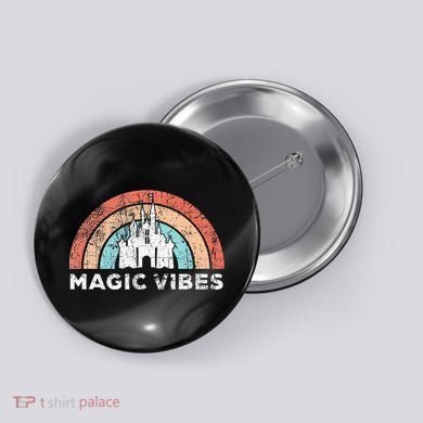 Magic Vibes Cute Matching Vacation Tops Button