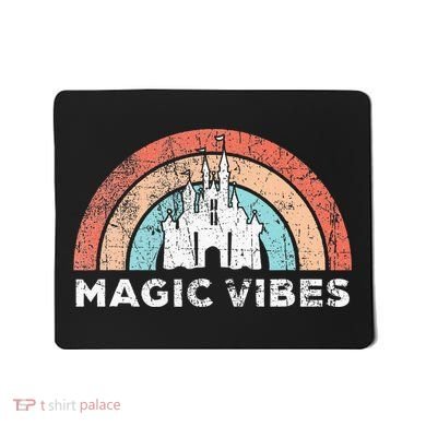 Magic Vibes Cute Matching Vacation Tops Mousepad