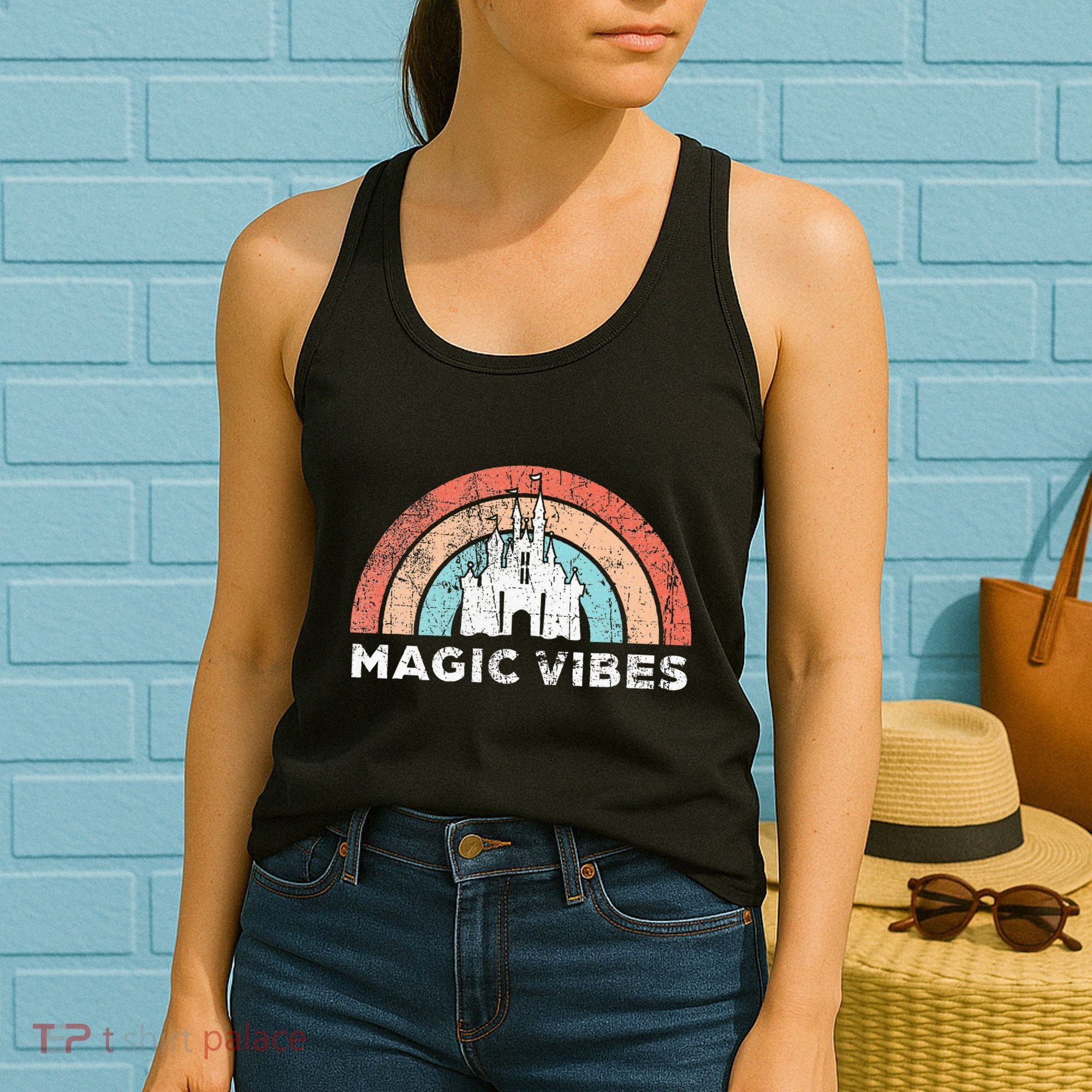 Magic Vibes Cute Matching Vacation Tops Women's Tank Top