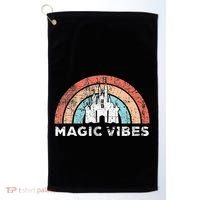 Magic Vibes Cute Matching Vacation Tops Golf Towel thumb 0